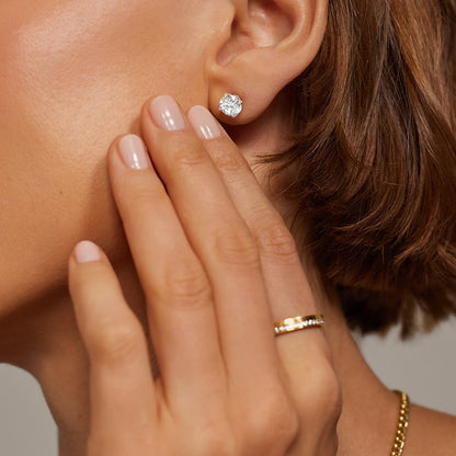 Perfect Martini Lab Diamond Stud Earrings (2 ct. tw.)