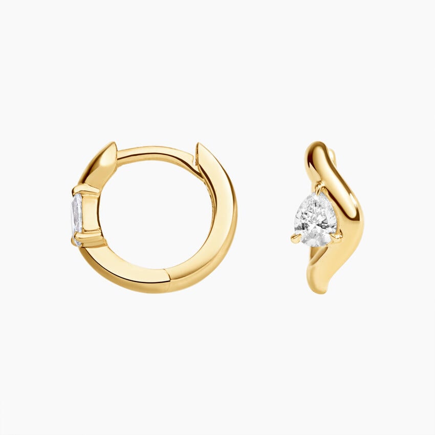 Silhouette Lab Diamond Hoop Earrings (1/5 ct. tw.)