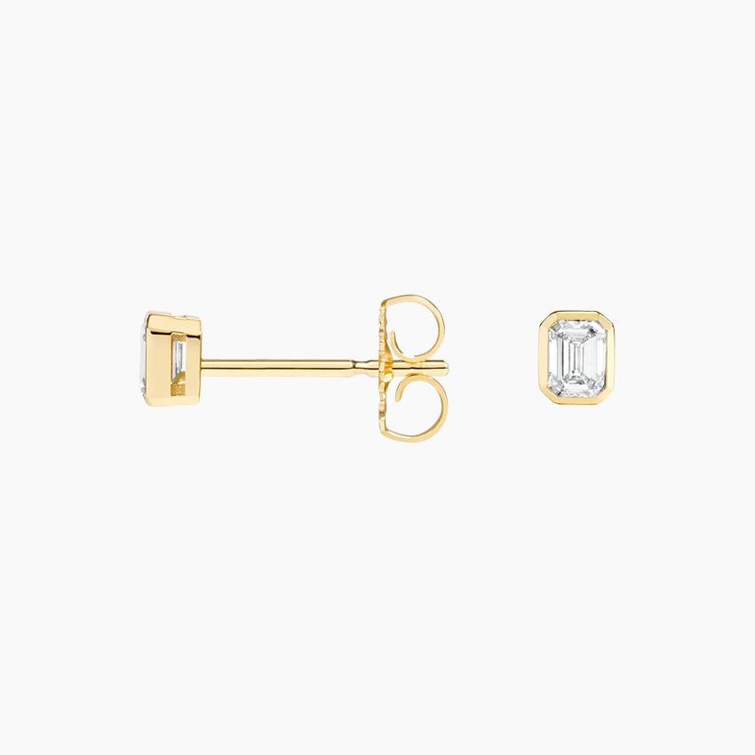 Lab Diamond Bezel Stud Earrings (1/4 ct. tw.)