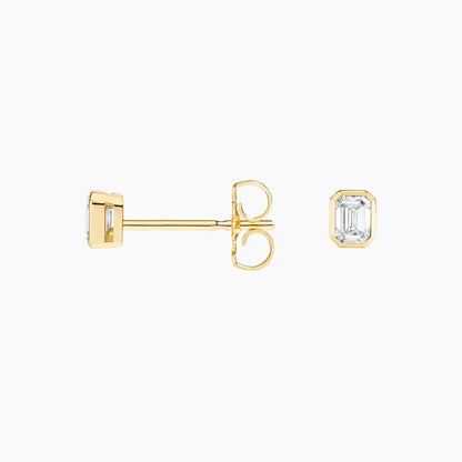 Lab Diamond Bezel Stud Earrings (1/4 ct. tw.)