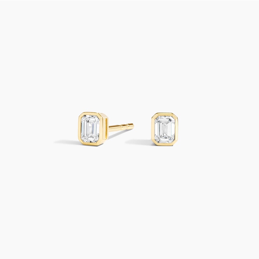 Lab Diamond Bezel Stud Earrings (1/4 ct. tw.)