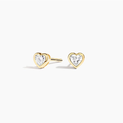Lab Diamond Bezel Stud Earrings (1/4 ct. tw.)