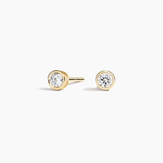 Lab Diamond Bezel Stud Earrings (1/4 ct. tw.)