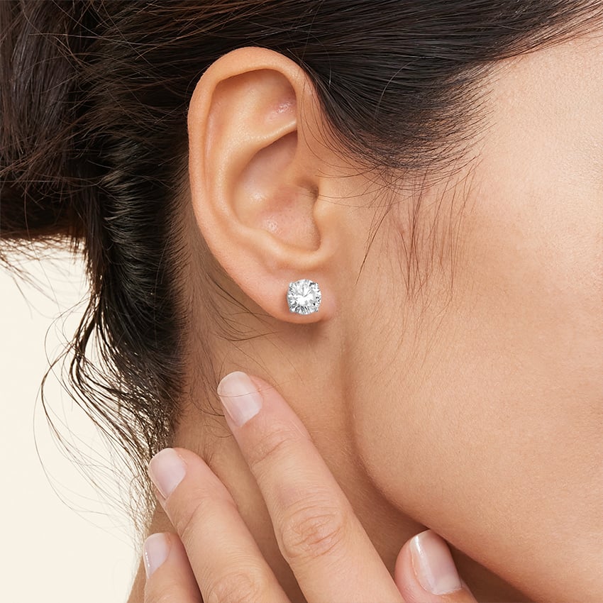 Perfect 4-Prong Certified Lab Diamond Stud Earrings (3 ct. tw.)
