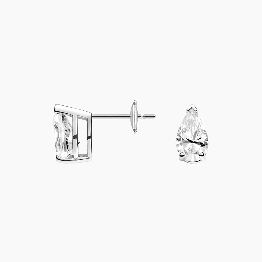 Pear Lab Grown Diamond Stud Earrings (1 ct. tw.)