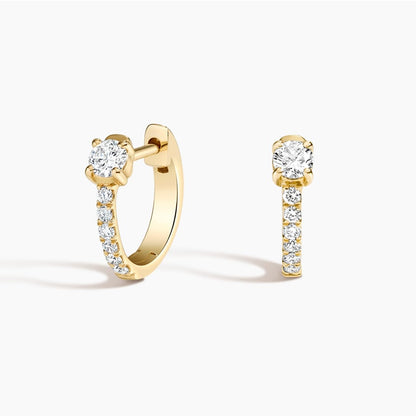 Taylor Lab Diamond Huggie Earrings (1/3 ct. tw.) in 14K Yellow Gold