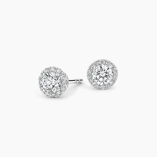 Lab Grown Diamond Halo Stud Earrings (5/8 ct. tw.)