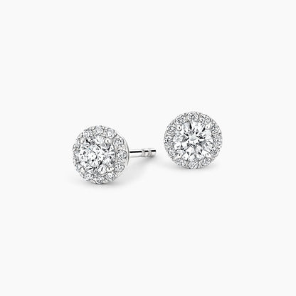 Lab Grown Diamond Halo Stud Earrings (1 1/5 ct. tw.)