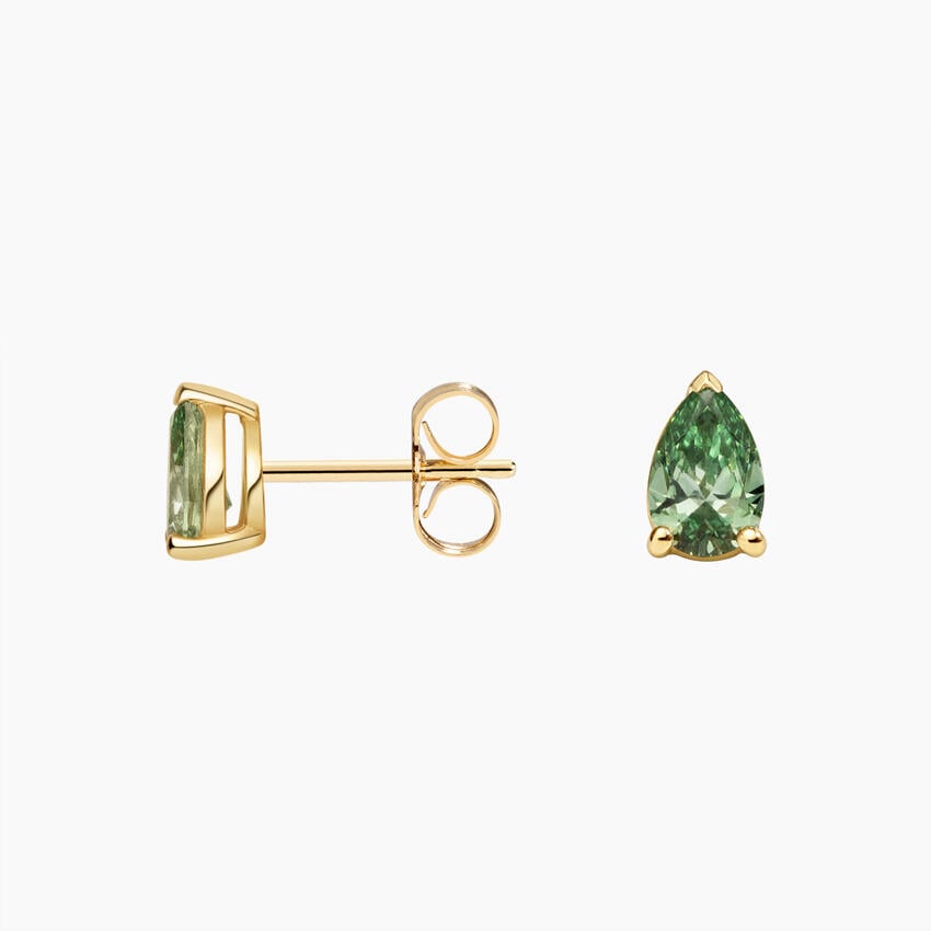 Pacific Green Lab Diamond Stud Earrings (3/4 ct. tw.)