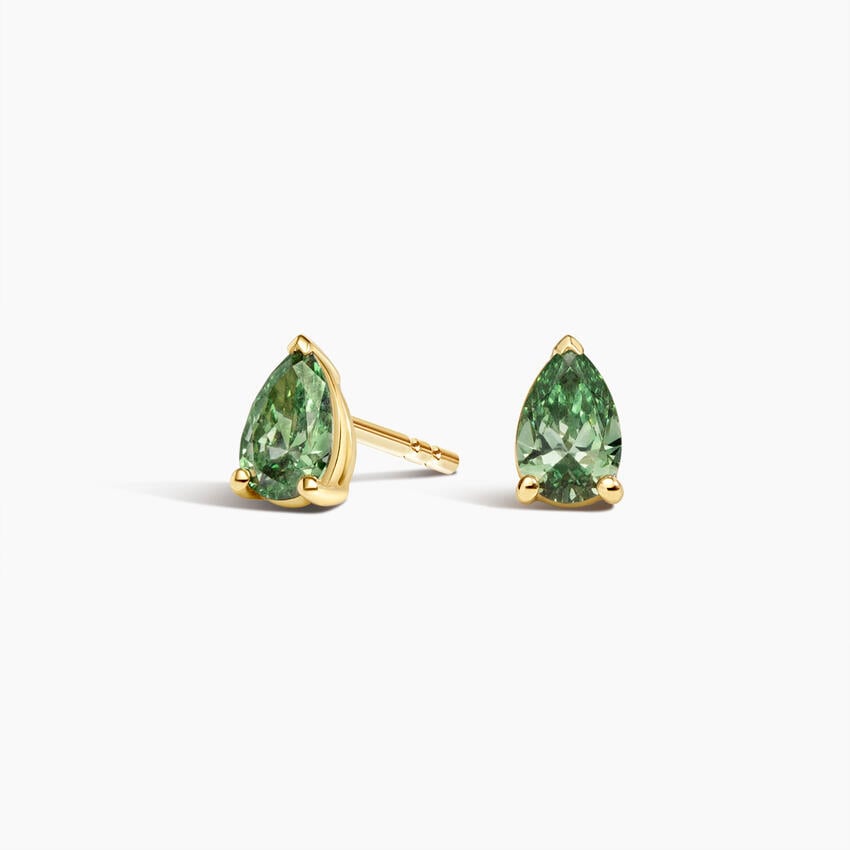 Pacific Green Lab Diamond Stud Earrings (3/4 ct. tw.)