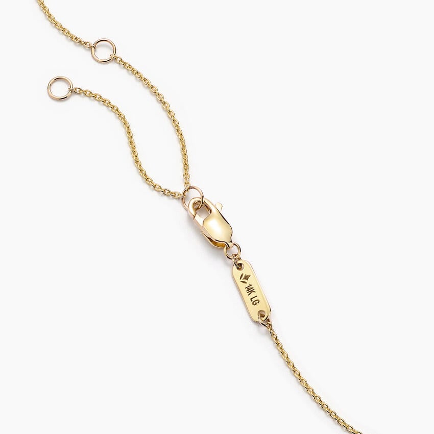 Jane Goodall Lab Diamond Peace Medallion Necklace (3/8 ct. tw.) in 14K Yellow Gold