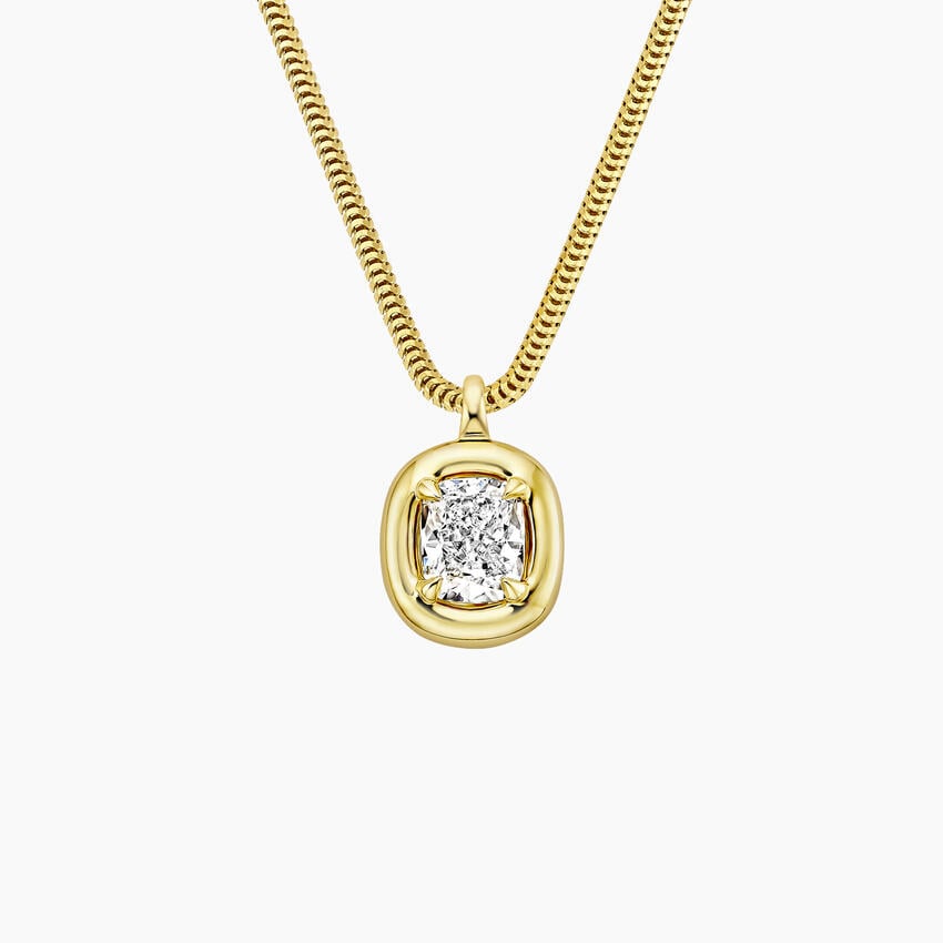 Andrea Cushion Lab Diamond Pendant Necklace (1 ct. tw.)