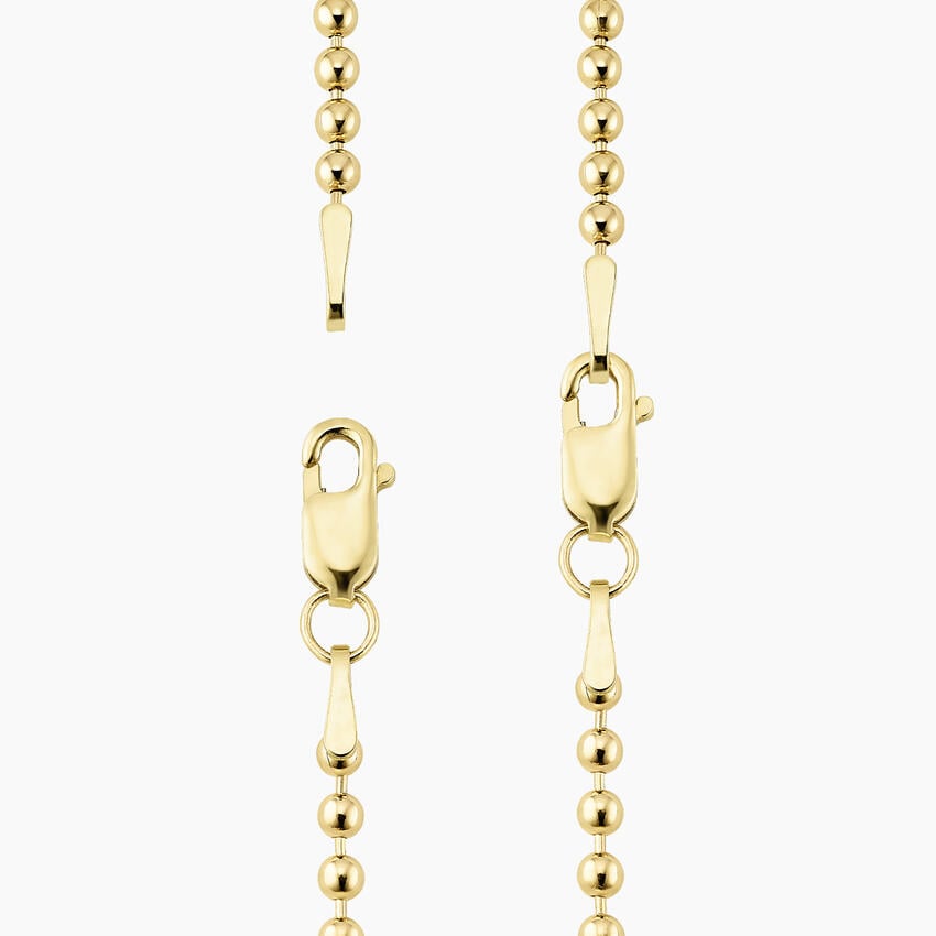 Pear Lab Diamond Solitaire Bead Chain Pendant (2/5 ct. tw.)
