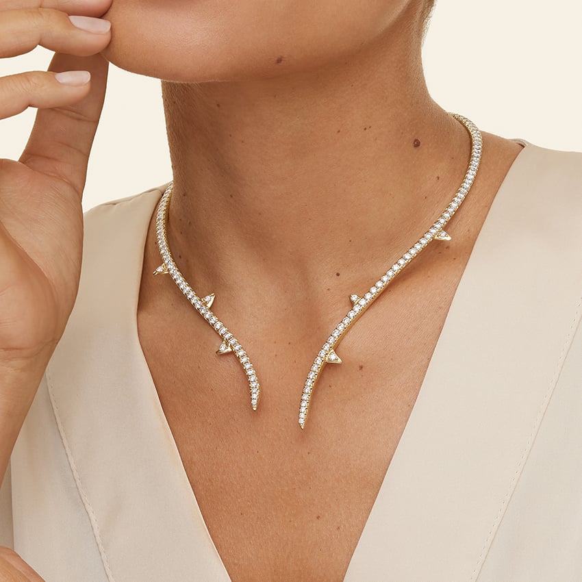 Briar Lab Diamond Collar Necklace (8 2/3 ct. tw.)