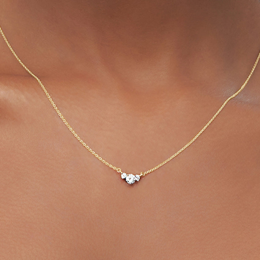 Trio Lab Diamond Pendant (1/3 ct. tw.)