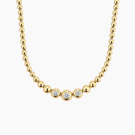 Lab Diamond Bubble Necklace (2/5 ct. tw.)