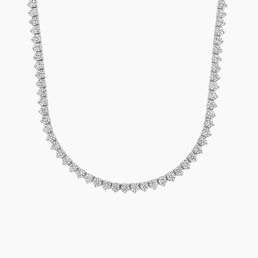 16 in. Perfect Four-Prong Lab Diamond Tennis Necklace (10 ct. tw.)