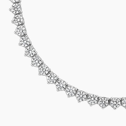 16 in. Perfect Four-Prong Lab Diamond Tennis Necklace (10 ct. tw.)