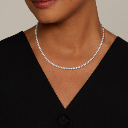 16 in. Perfect Three-Prong Lab Diamond Tennis Necklace (7 ct. tw.)