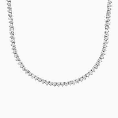 16 in. Perfect Three-Prong Lab Diamond Tennis Necklace (7 ct. tw.)