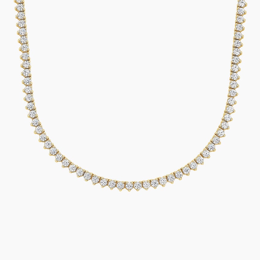 16 in. Perfect Three-Prong Lab Diamond Tennis Necklace (7 ct. tw.)