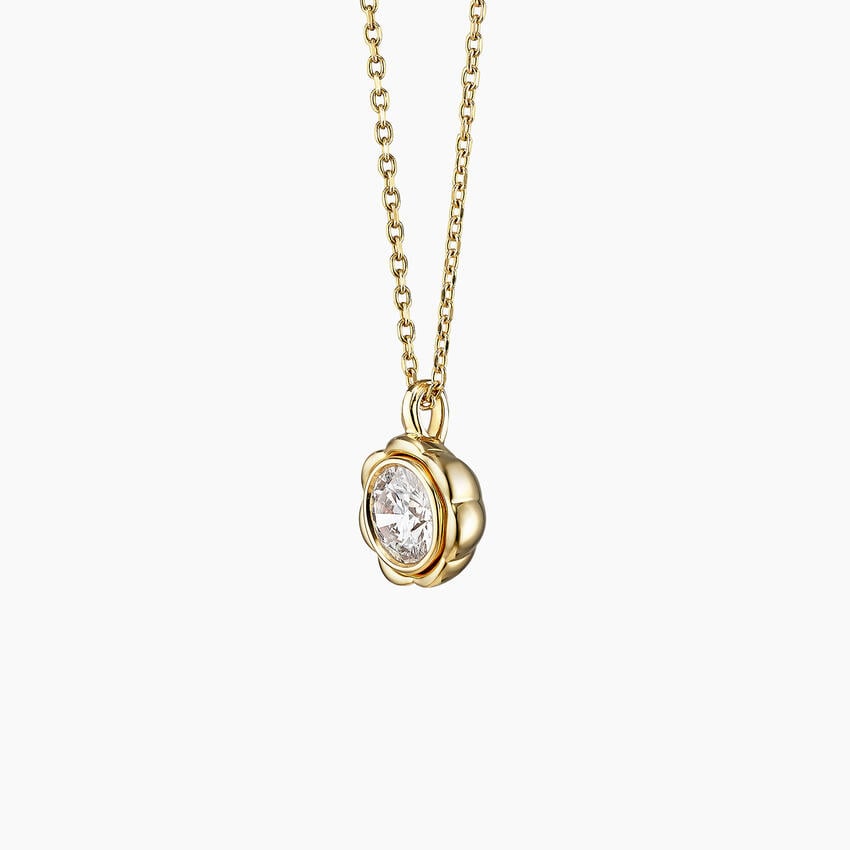Carbon Capture Lab Diamond Flower Necklace (1/2 ct. tw.)