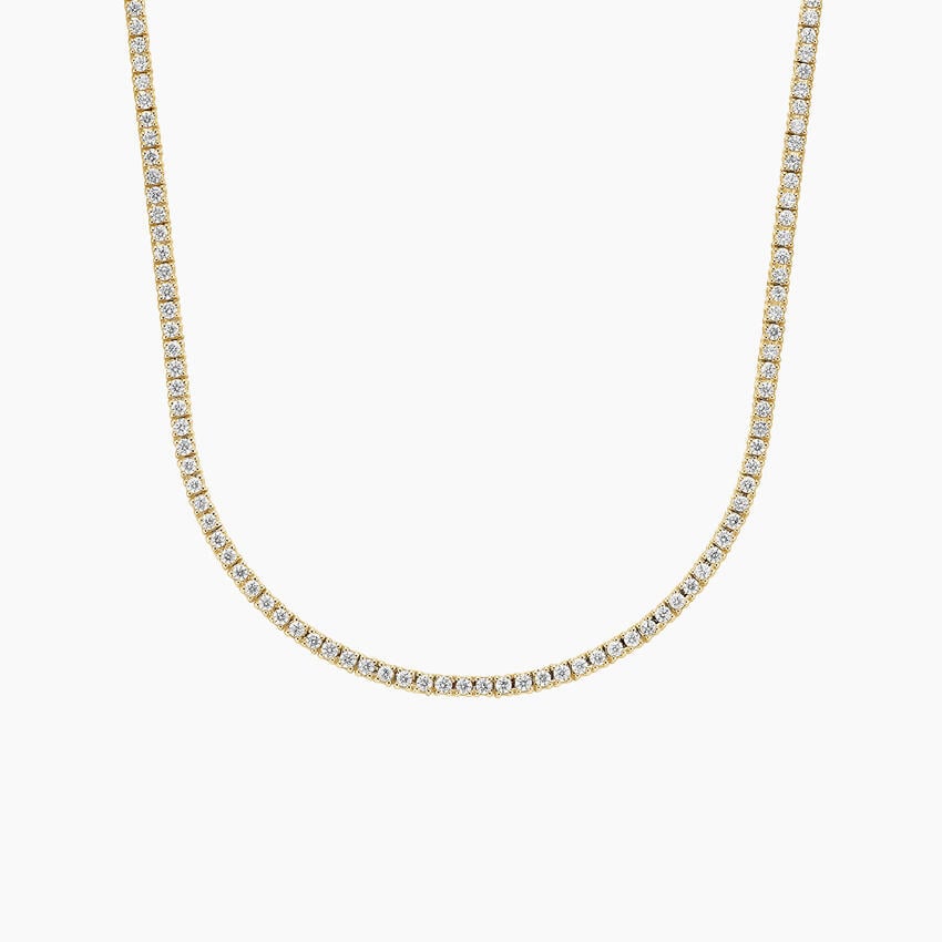 16 in. Perfect Four-Prong Lab Diamond Tennis Necklace (3 ct. tw.) in 14K White Gold