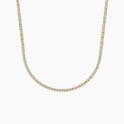 16 in. Perfect Four-Prong Lab Diamond Tennis Necklace (3 ct. tw.) in 14K White Gold