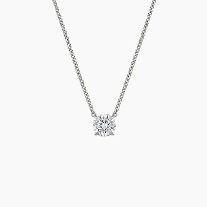 Perfect Solitaire Lab Diamond Pendant (1/2 ct. tw.) in 18K Yellow Gold