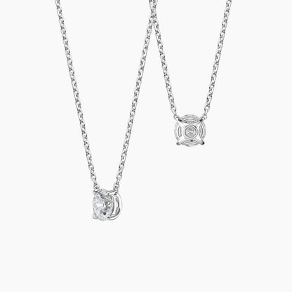 Perfect Solitaire Lab Diamond Pendant (1/2 ct. tw.) in 18K Yellow Gold