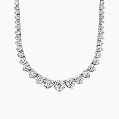 Hayworth Lab Diamond Riviere Tennis Necklace (20 ct. tw.)