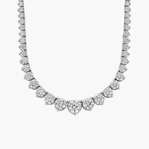 Hayworth Lab Diamond Riviere Tennis Necklace (20 ct. tw.)