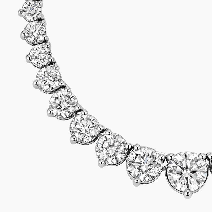 Hayworth Lab Diamond Riviere Tennis Necklace (20 ct. tw.)