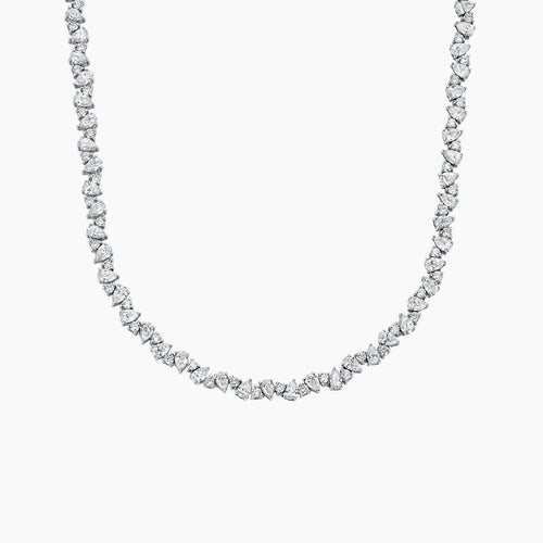 Olivetta Lab Diamond Tennis Necklace (7 ct. tw.)