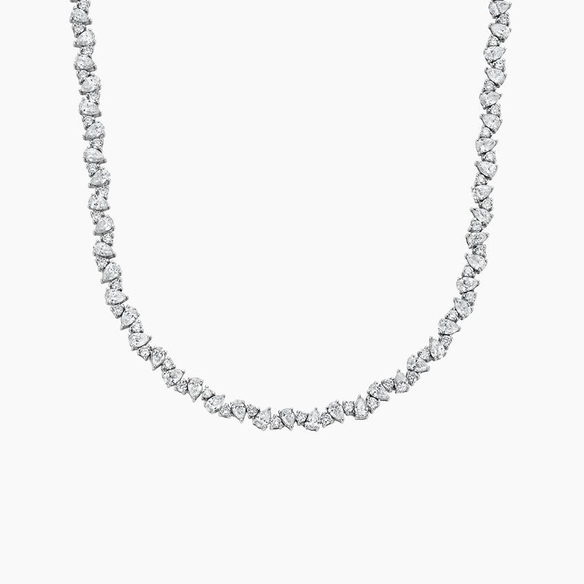 Olivetta Lab Diamond Tennis Necklace (7 ct. tw.)