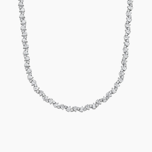 Olivetta Lab Diamond Tennis Necklace (7 ct. tw.)