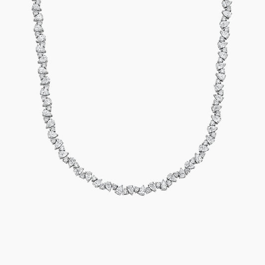 Olivetta Lab Diamond Tennis Necklace (7 ct. tw.)