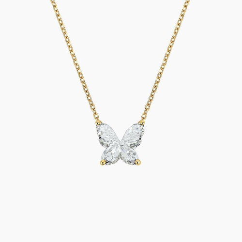 Butterfly Custom-Cut Lab Diamond Necklace (2 1/8 ct. tw.)