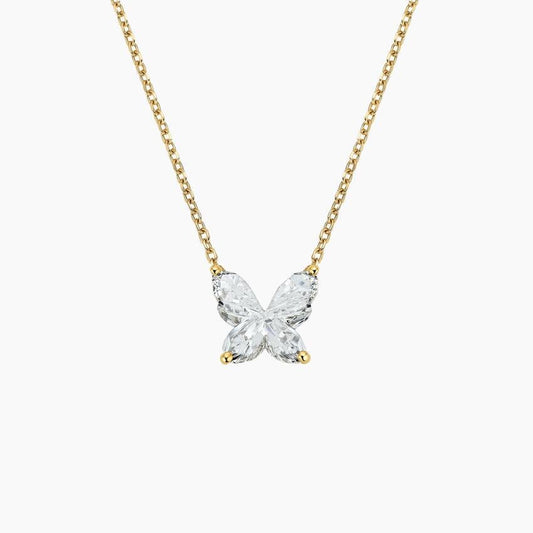 Butterfly Custom-Cut Lab Diamond Necklace (2 1/8 ct. tw.)