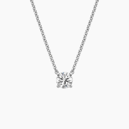 Perfect Solitaire Lab Diamond Pendant (1/2 ct. tw.) in 18K Yellow Gold