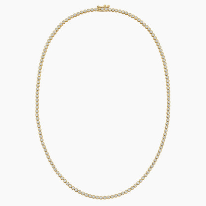 Bezel Lab Diamond Tennis Necklace (3 1/2 ct. tw.)