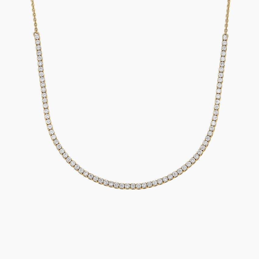 1/3 Coverage Petite Lab Diamond Tennis Necklace (1 ct. tw.)