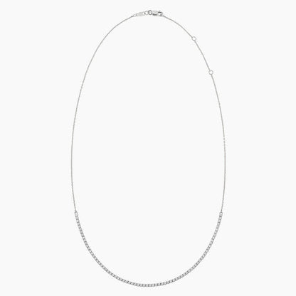 1/3 Coverage Petite Lab Diamond Tennis Necklace (1 ct. tw.)