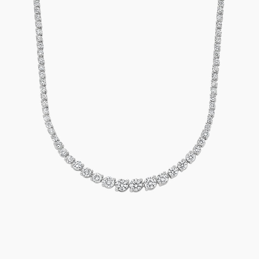 18 in. Angled Lab Diamond Riviere Tennis Necklace (5 1/2 ct. tw.)