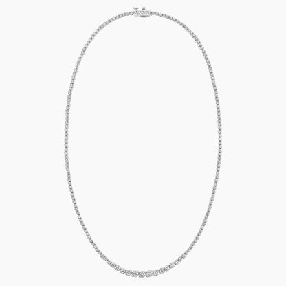17 in. Angled Lab Diamond Riviere Tennis Necklace (5 ct. tw.)