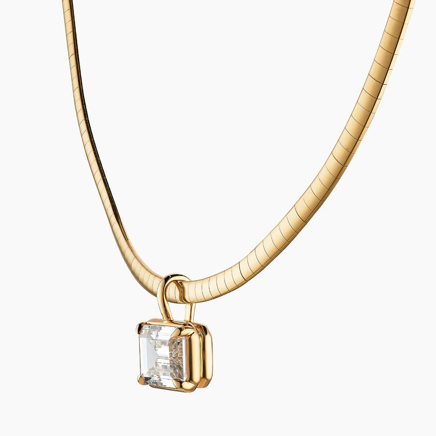 Lab Diamond Omega Chain Necklace (3 ct. tw.)