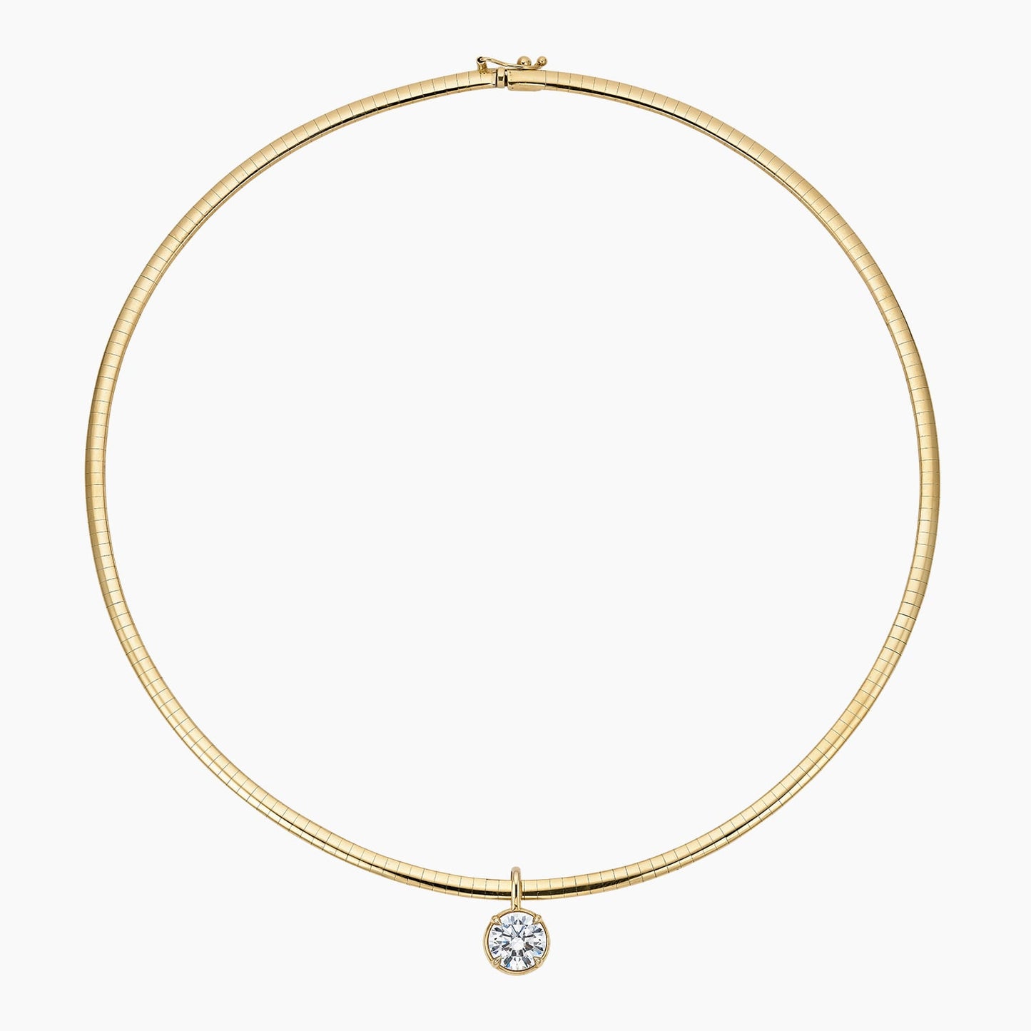Lab Diamond Omega Chain Necklace (3 ct. tw.)