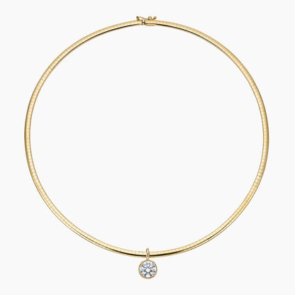 Lab Diamond Omega Chain Necklace (3 ct. tw.)