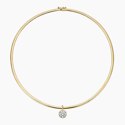 Lab Diamond Omega Chain Necklace (3 ct. tw.)