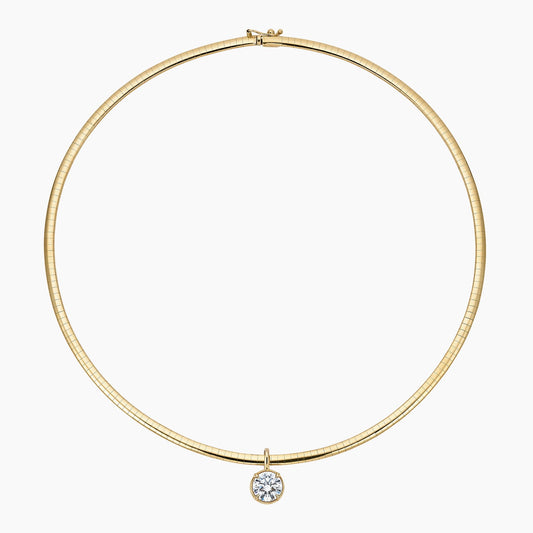 Lab Diamond Omega Chain Necklace (3 ct. tw.)